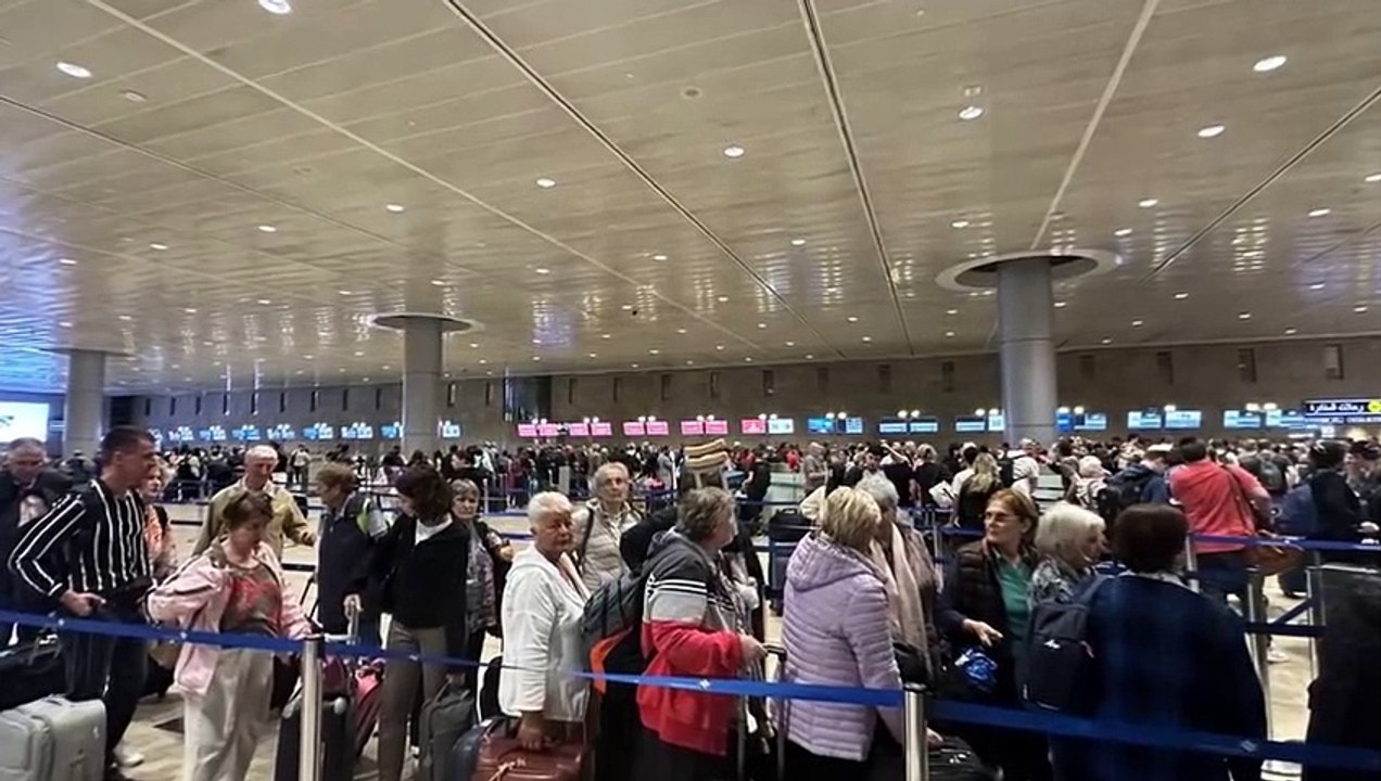 Après les affrontements, il a été constaté que la zone d'entrée de l'aéroport Ben Gourion vers Israël depuis l'étranger restait vide.