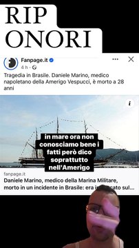 Ufficiale medico in servizio alla Amerigo Vespucci muore in un tragico incidente