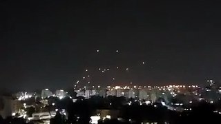 Hamas has announced their attempt to Target the International Airport in the City of Tel Aviv right now with over 150 Rockets having been launched from the Gaza Strip; Iron Dome Batteries are trying to Intercept as many Rockets as possible.