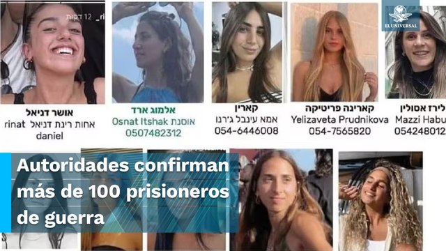 Familiares desesperados buscan a desaparecidos, tras ataques en Israel