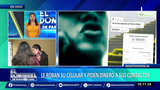 SMP: profesora sufre el robo de su celular y delincuentes piden dinero a sus contactos