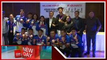 Filipino Asian Games medalists back in PH