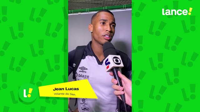 Volando do Santos, Jean Lucas fala da importância da vitória sobre o Palmeiras para o clube