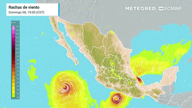 Impacto de ciclones en México
