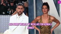 Bad Bunny Wears A ‘K’ Necklace For Kendall Jenner & Calls Her ‘Mami’ In New Vide