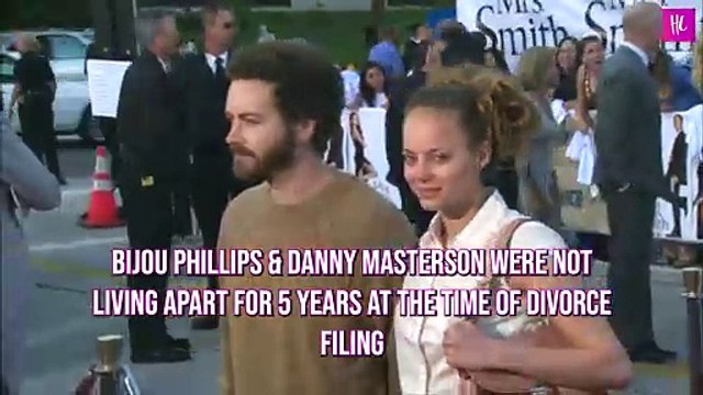 Bijou Phillips & Danny Masterson Were Not Living Apart for 5 Years at the Time o