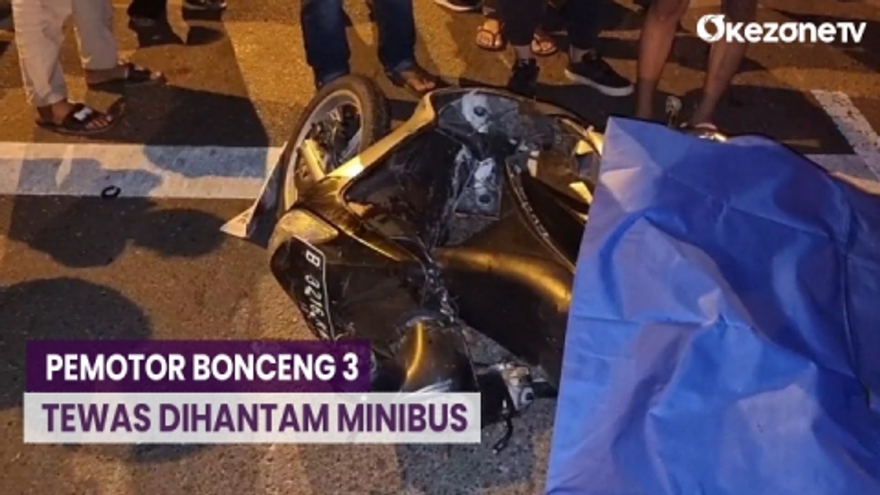 Kecelakaan Maut! Pemotor Bonceng 3 di Jakpus Tewas Dihantam Minibus