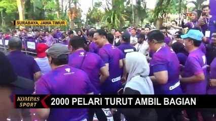 Download Video: Menhub Budi Karya Sumadi Ikut Berlari di Event RUNHUB 2023 Didampingi Wali Kota Surabaya