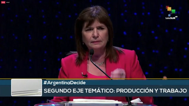 Patricia Bullrich: La argentina tiene todo, pero los argentinos no tenemos nada.