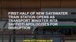 First half of new Bayswater Train Station opens as Transport Minister Rita Saffioti apologises for d