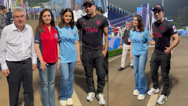Ranbir Kapoor and Alia Bhatt Make a Super Cool Appearance as They Arrived for a Football Match