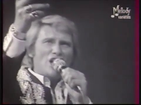 Johnny Hallyday - Je t'aime, je t'aime, je t'aime ( 1ere télé ) 1974