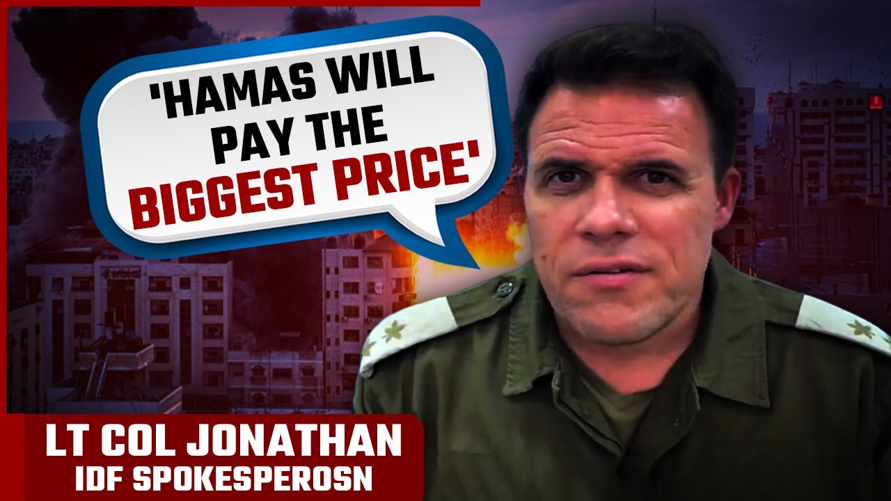 Israel-Hamas War| IDF Spokesperson LTC (Res.) Jonathan Conricus with the latest| OneIndia News