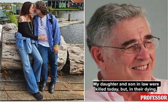 US professor reveals his daughter and son-in-law have been killed by Hamas terrorists as they flung their bodies over teen son to save him from hail of bullets