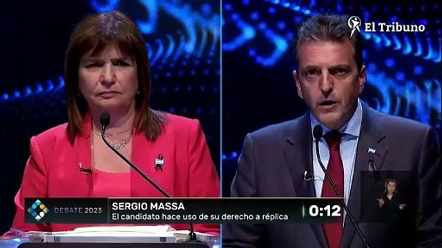 Las frases destacadas de los participantes del Debate 2023: Sergio Massa