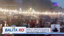 Night market sa Davao City, binayo ng malakas na hangin at ulan dulot ng localized thunderstorm | BK