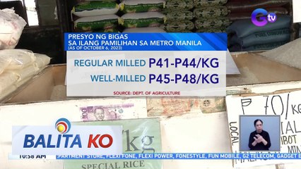 Presyo ng bigas sa ilang pamilihan sa Quezon City, hindi bababa sa P41/kg | BK