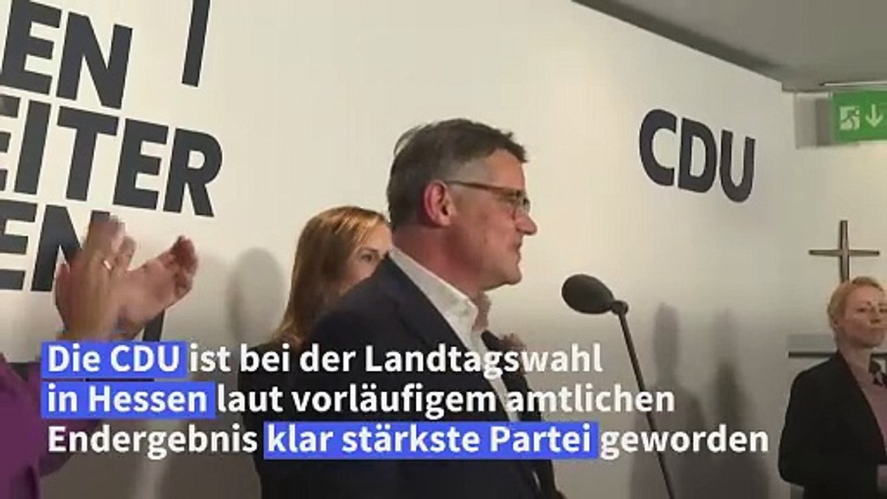 Endergebnis in Hessen: AfD zweitstärkste Partei, FDP wieder im Parlament