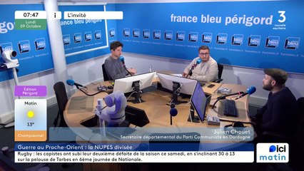 Julien Chouet, secrétaire départemental du Parti Communiste en Dordogne