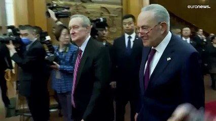 وفد من مجلس الشيوخ الأميركي يجتمع مع وزير الخارجية الصيني في بكين