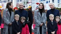 Charlène de Monaco et Charlotte Casiraghi splendide avec leurs enfants pour inaugurer Noël à Monaco