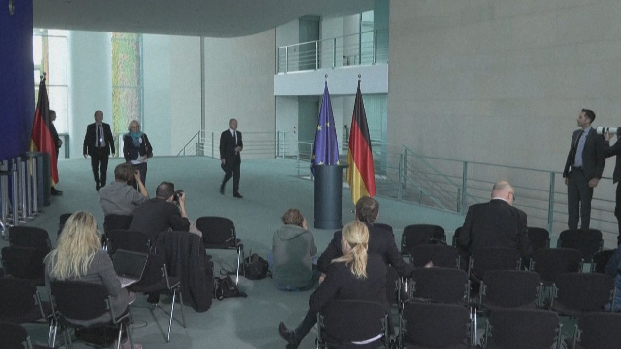 Israël "a le droit de se défendre" contre les attaques "barbares" du Hamas estime le chancelier allemand Olaf Scholz