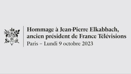 Suivez en direct l'hommage d'Emmanuel Macron à Jean-Pierre Elkabbach