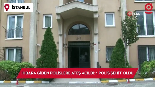 Büyükçekmece'de ihbara giden polislere ateş açıldı: 1 polis şehit oldu!