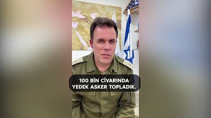 İsrail, 100 bin yedek askeri göreve çağırdı