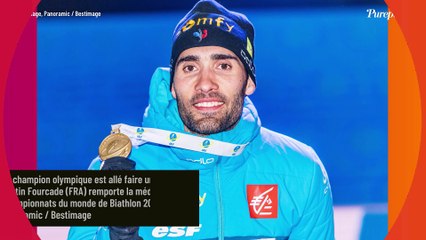 Martin Fourcade et "son crew" : rare photo du champion avec sa femme Hélène et leurs trois enfants
