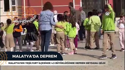 Malatya'da 4,3 büyüklüğünde deprem