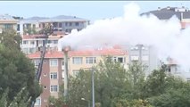 Bakırköy'de hastane bahçesinde yangın paniği