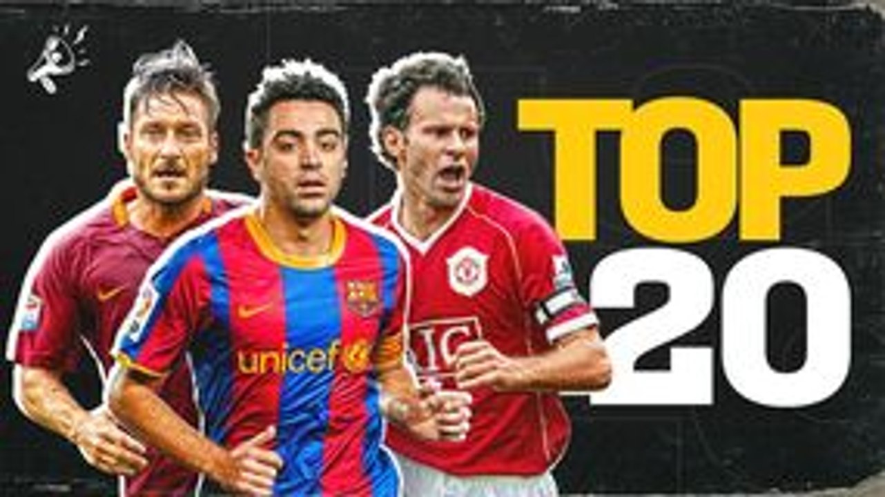 TOP20 des Légendes Restées Fidèles au même Club ! Totti, Maldini, Giggs, Gerrard, Messi, Casillas...