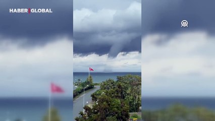 Artvin'de çıkan devasa hortumlar korkuttu!