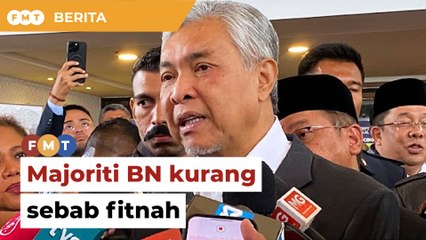 Majoriti BN turun di Pelangai kerana fitnah pembangkang, kata Zahid