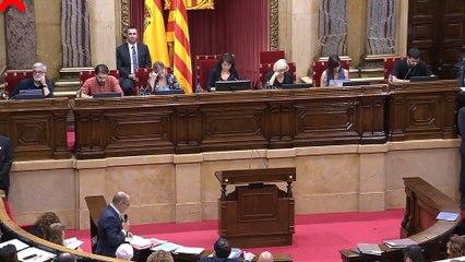 Carlos Campuzano responde a una pregunta sobre el recorte de pañales en Cataluña