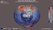 Le Trou de la Couche d'Ozone au-dessus de l'Antarctique Trois Fois Plus Grand que le Brésil en 2023