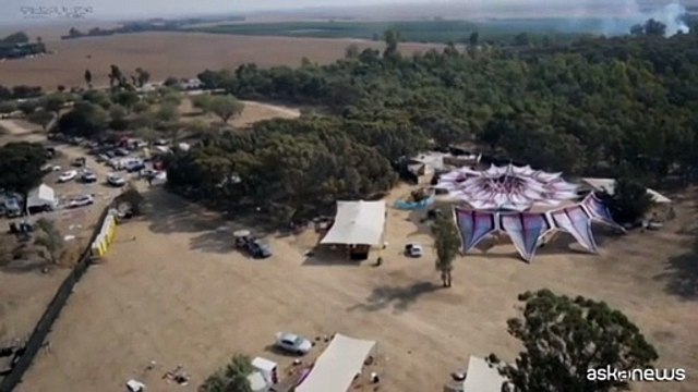 Quello che resta del rave nel deserto del Negev dopo l'attacco
