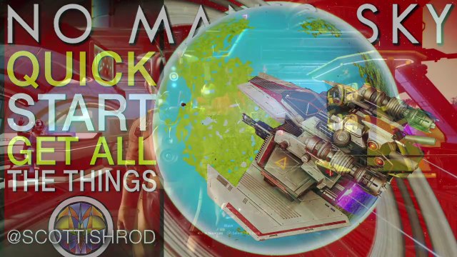 Best Possible Start - Get All The Things For Free - Creative Mode Tutorial - Mode Select - Building Item Guide - Free Units - All Glyphs Instantly - Perfect Starting Planet - No Man's Sky Update - No Man Sky - No Mans Sky - NMS Scottish Rod