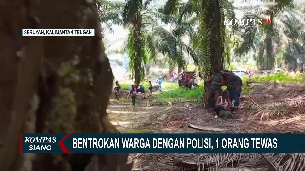 Video Amatir Rekam Detik-Detik Bentrok Warga Dan Polisi Di Seruyan ...