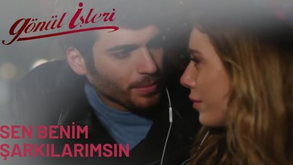 Sevda ile Bedir Aynı Kulaklıktan Müzik Dinliyor - Gönül İşleri 18. Bölüm