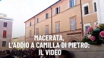 Macerata, l'addio a Camilla Di Pietro: il video