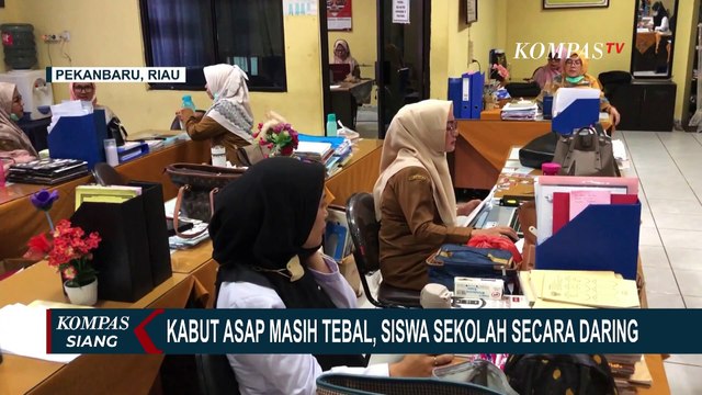Kabut Asap Karhutla Masih Tebal, Sejumlah Siswa di Pekanbaru dan Jambi Harus Sekolah Daring!