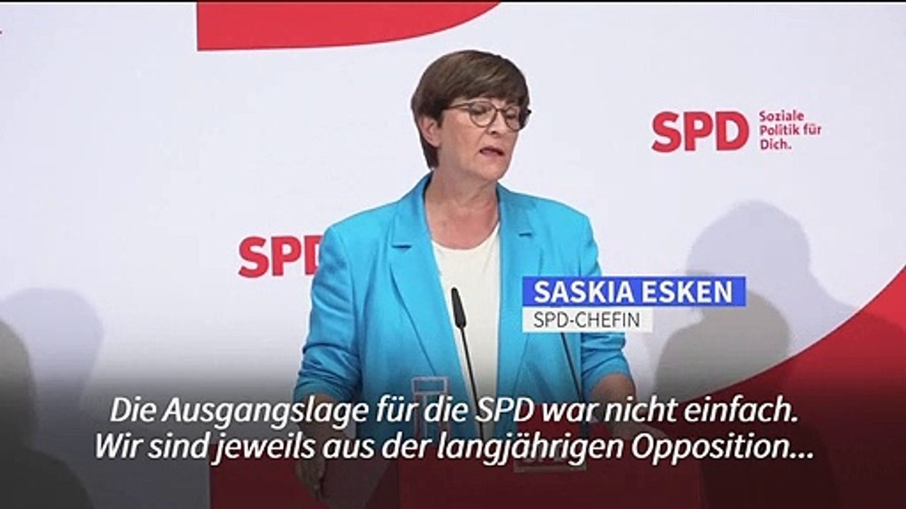 SPD-Chefin: AfD ist "Gefahr für den Wohlstand" in Deutschland