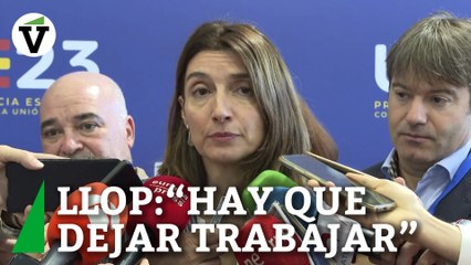 Video herunterladen: Pilar Llop pide que se deje 