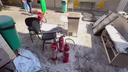 Escola de saúde é evacuada após princípio de incêndio