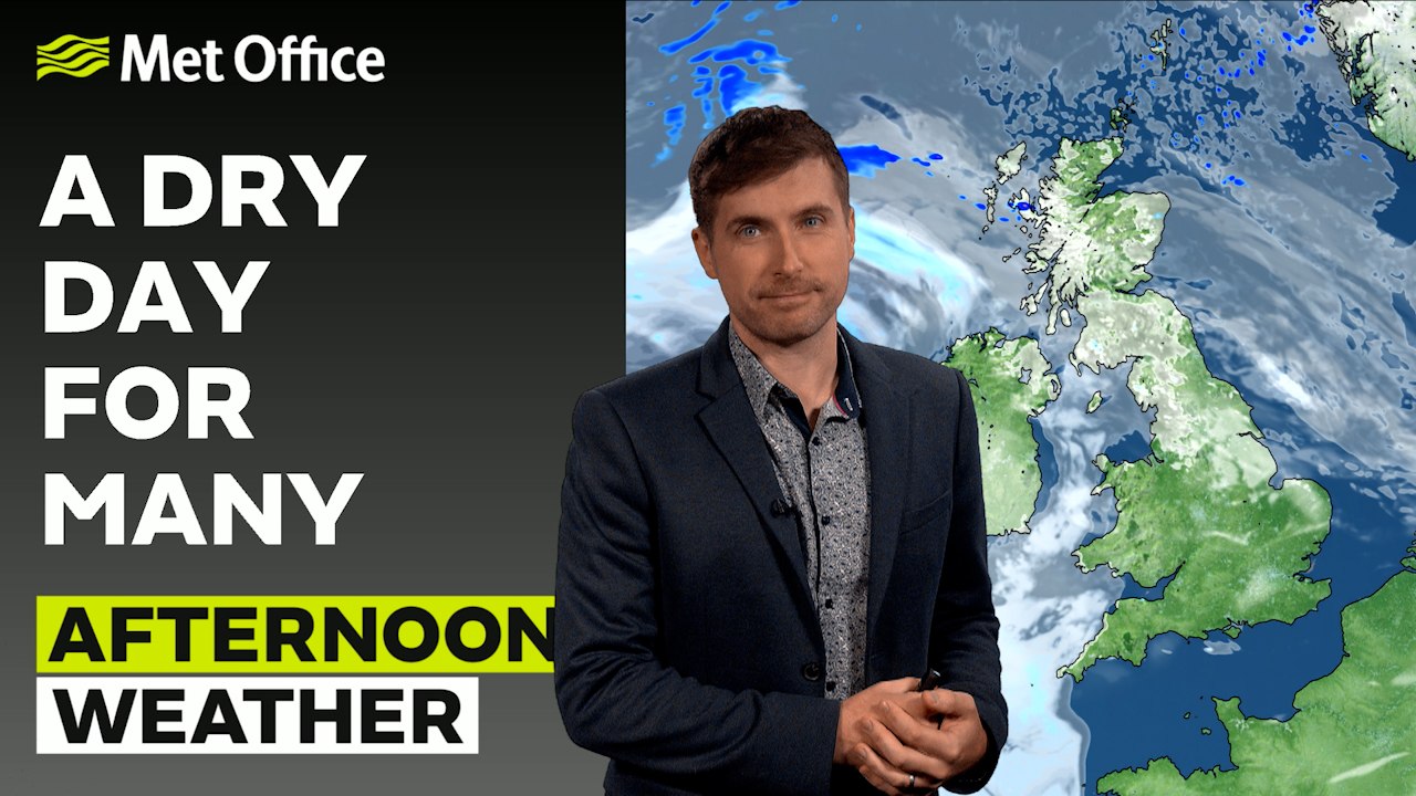 Met Office Afternoon Weather Forecast 09/10/2023 – Fine weather dominating