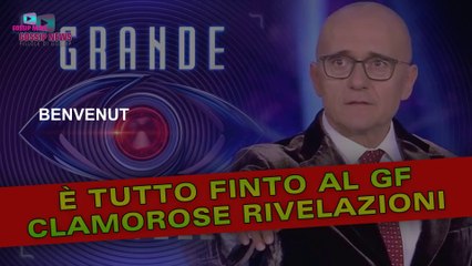 E' Tutto Finto Al Grande Fratello: Clamorose Rivelazioni!