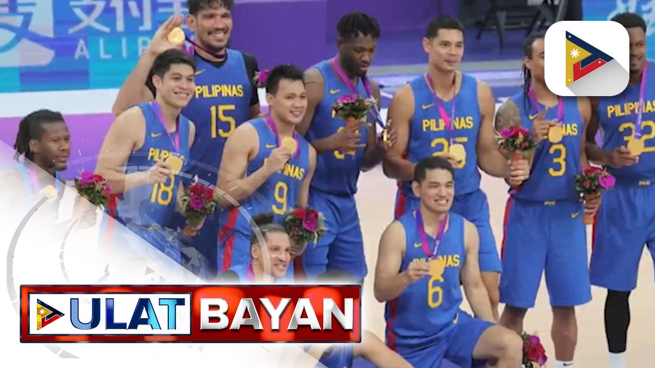 Gilas Pilipinas, nakauwi na ng Pilipinas matapos masungkit ang ginto sa #19thAsianGames