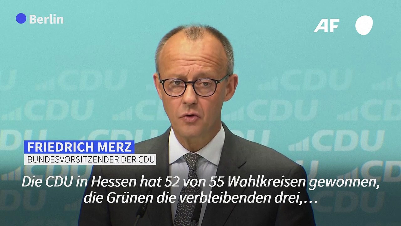Merz: Ampel-Koalition 'historisch abgestraft'